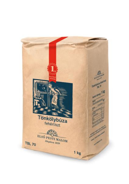 Els Pesti Malom Fehr tnklybzaliszt 1 kg (TBL70)